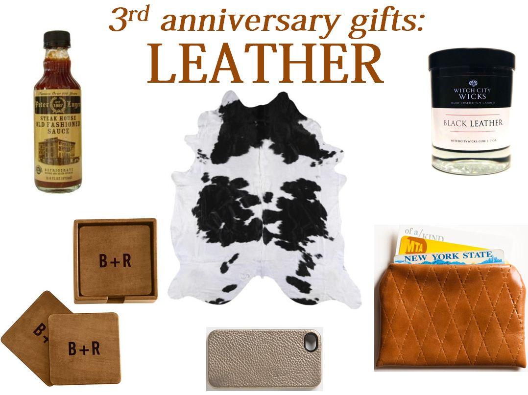 3Rd Anniversary Gift Ideas
 Fresh Basil 3rd Anniversary Gifts Leather