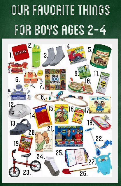 4 Yr Old Boy Birthday Gift Ideas
 Our Favorite Things for Boys Ages 2 4
