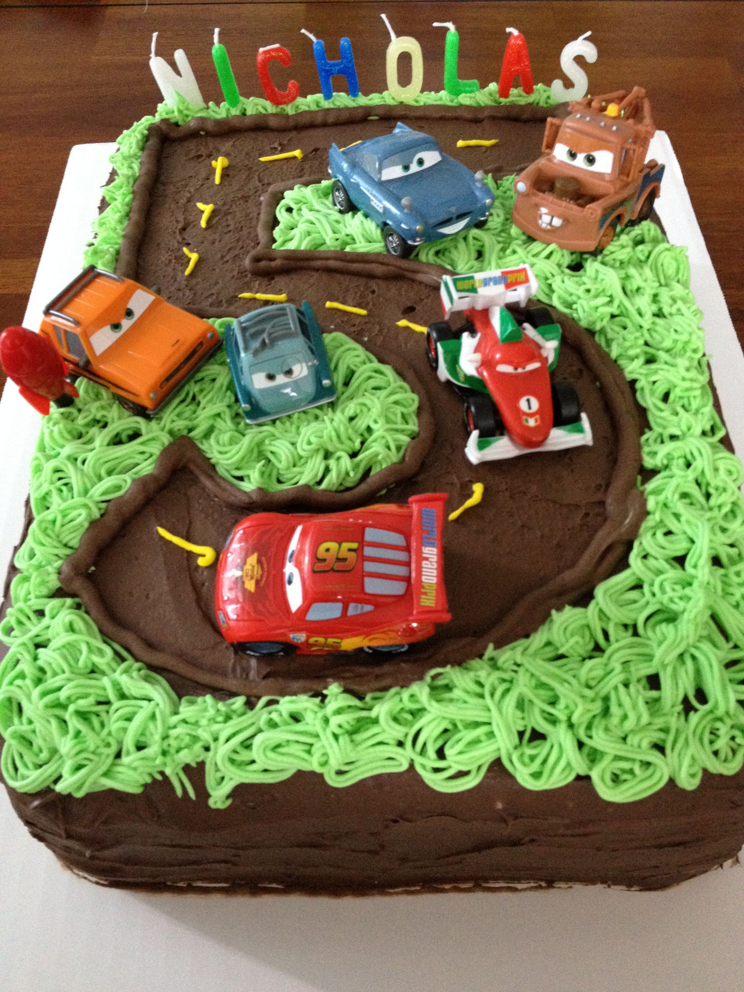 5 Year Old Boy Birthday Party Ideas
 Cars 2 Birthday Cake Year Old Ideas more at Recipins