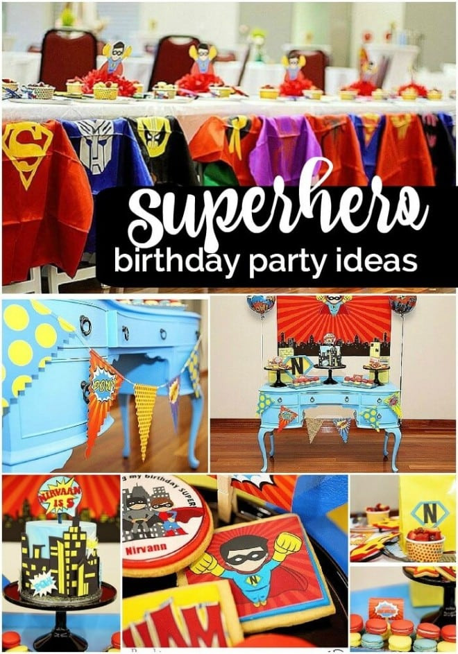 5 Year Old Boy Birthday Party Ideas
 A Superhero Birthday Party for a Super Boy Spaceships