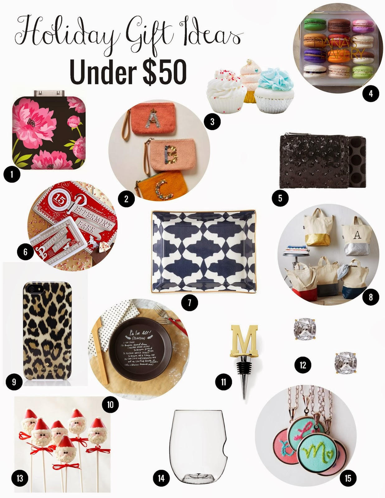 $50 Christmas Gift Ideas
 anna and blue paperie Under $50