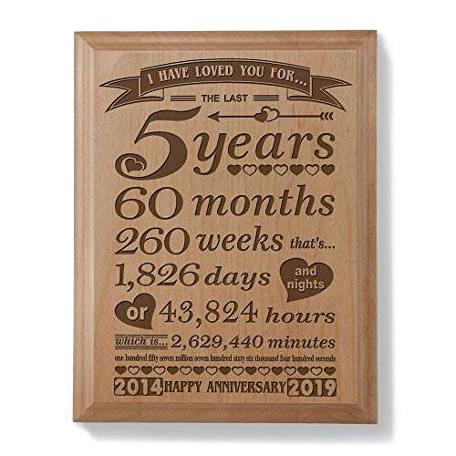 5Th Anniversary Gift Ideas For Couple
 5 Year Anniversary Gifts for Her Amazon