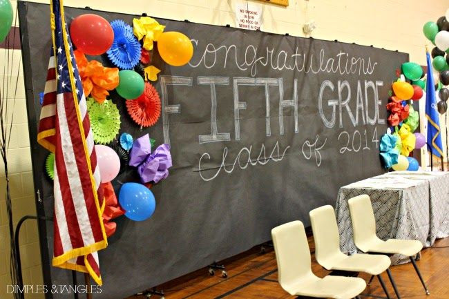 5Th Grade Graduation Gift Ideas For Boys
 5TH GRADE GRADUATION SCHOOL GYM DECORATIONS AND TEACHER
