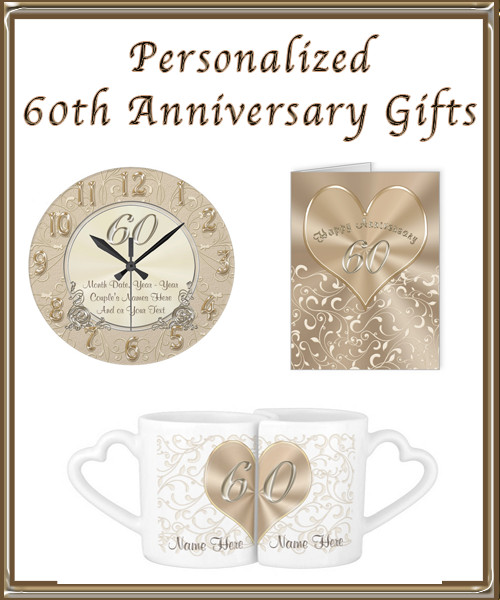 60Th Wedding Anniversary Gift Ideas For Parents
 Personalized 60th Wedding Anniversary Gift Ideas