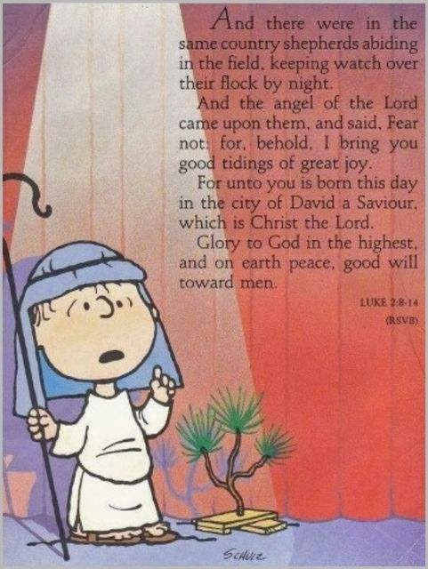 A Charlie Brown Christmas Quotes
 DC Laus Deo Linus Van Pelt on the Meaning of Christmas