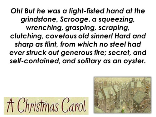 A Christmas Carol Quotes
 A Christmas Carol quotations display by rebeccagriffiths