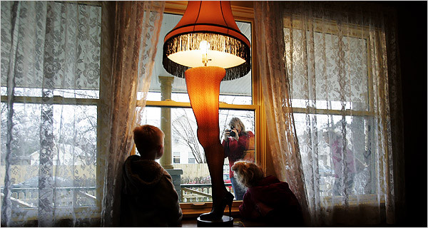 A Christmas Story Lamp
 Recreating ‘A Christmas Story’ for Tourists in Cleveland