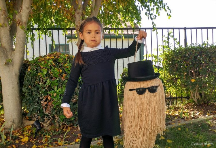 Addams Family Costumes DIY
 Cousin It DIY Trick or Treat Pail DIY Inspired