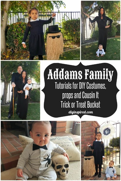 Addams Family Costumes DIY
 DIY Addams Family Halloween Costumes DIY Inspired