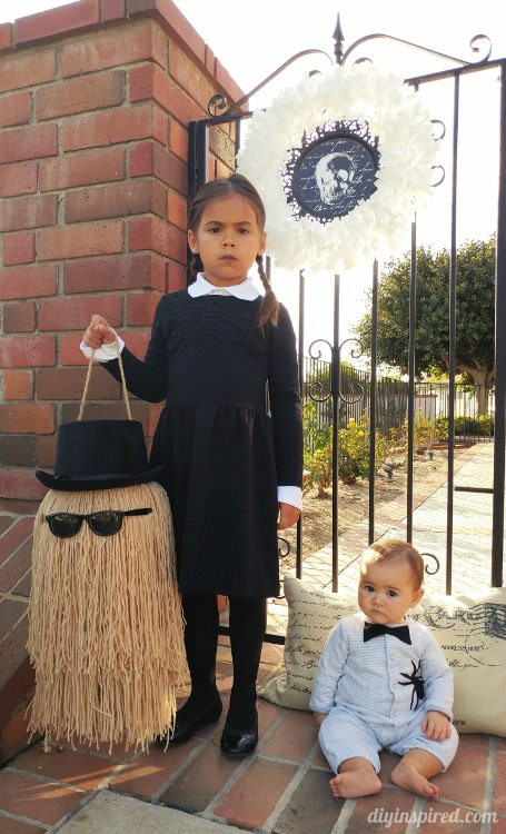 Addams Family Costumes DIY
 DIY Baby Pubert Addams Halloween Costume DIY Inspired