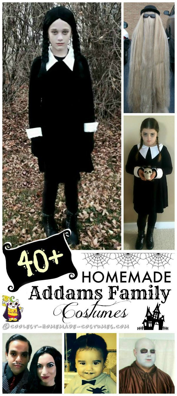 Addams Family Costumes DIY
 40 Awesome Homemade Addams Family Costumes