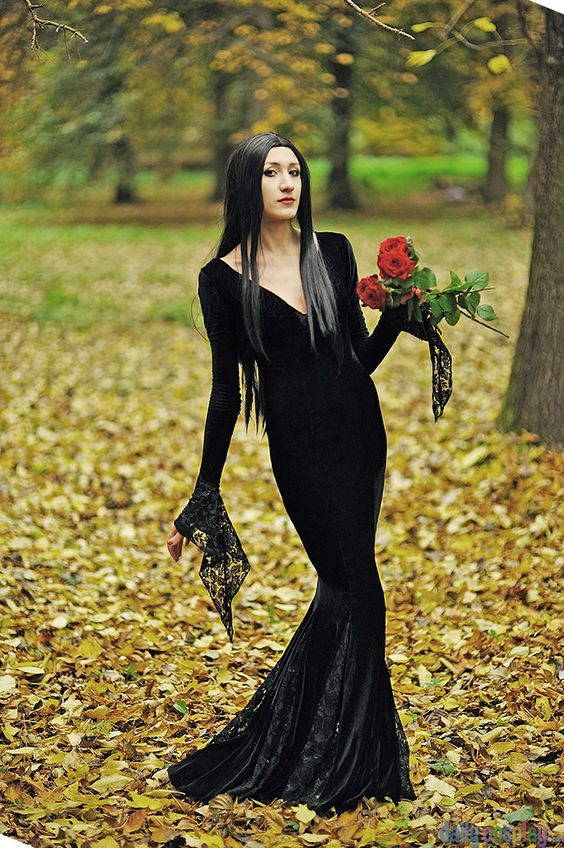 Addams Family Costumes DIY
 Morticia from The Addams Family