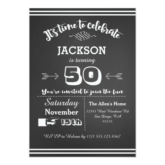 Adult Birthday Party Invitations
 Adult Birthday Party Invitation 50th 60th 40th