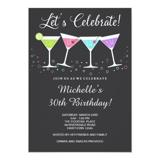 Adult Birthday Party Invitations
 30th Birthday Invitation Adult Birthday Invite