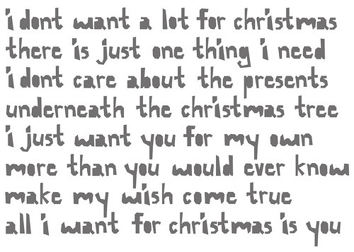 All I Want For Christmas Is You Quotes
 All I Want Is You Quotes For Him QuotesGram
