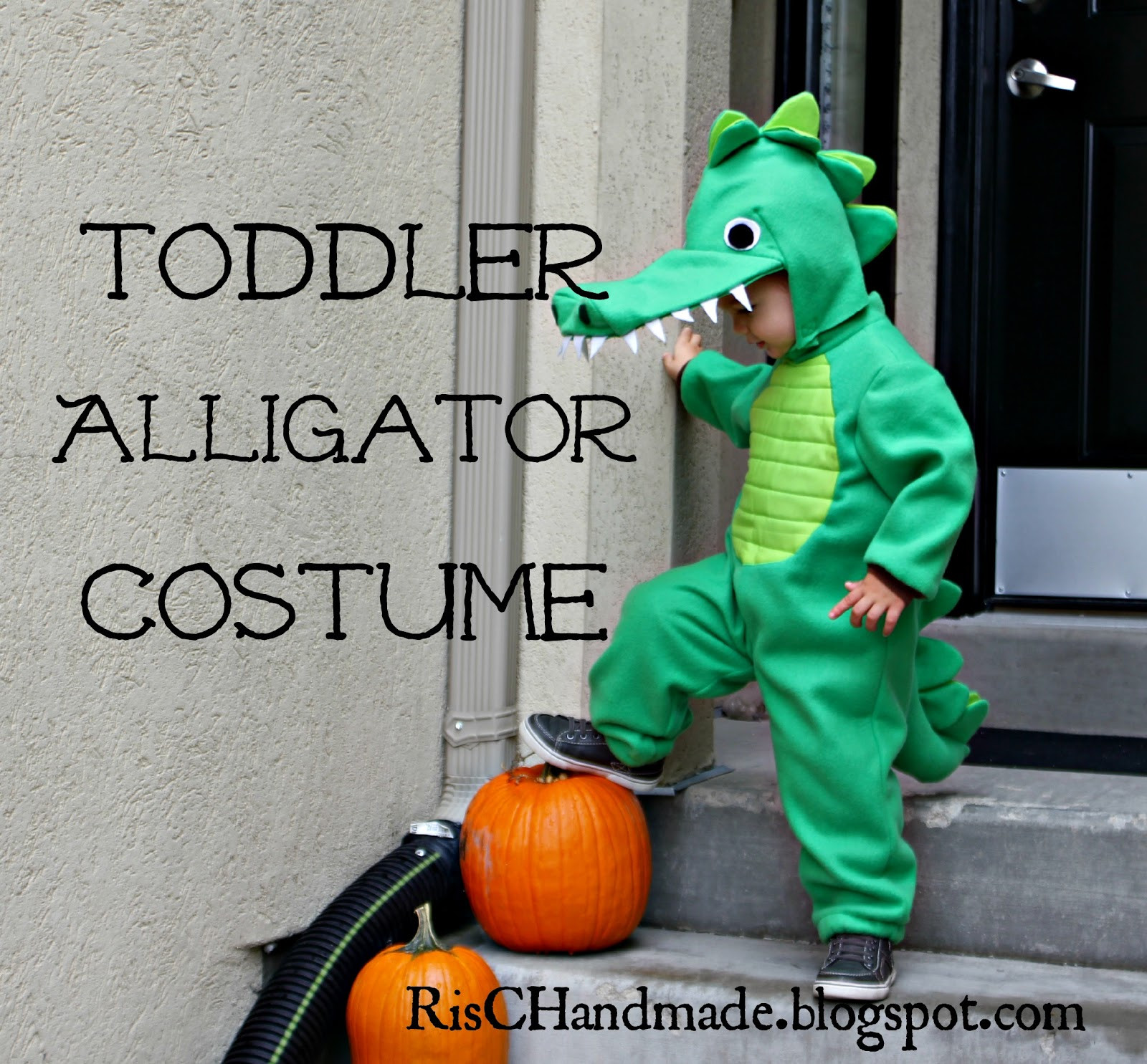 Alligator Costume DIY
 RisC Handmade Toddler Alligator Costume