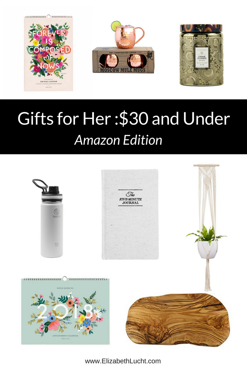 Amazon Christmas Gift Ideas
 Christmas Gift Ideas for Her $30 and Under [Amazon Edition]