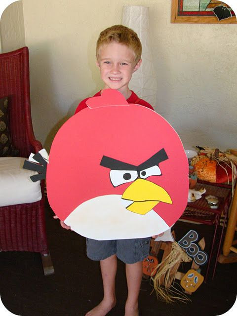 Angry Bird Costume DIY
 Angry Birds costume tutorial make this
