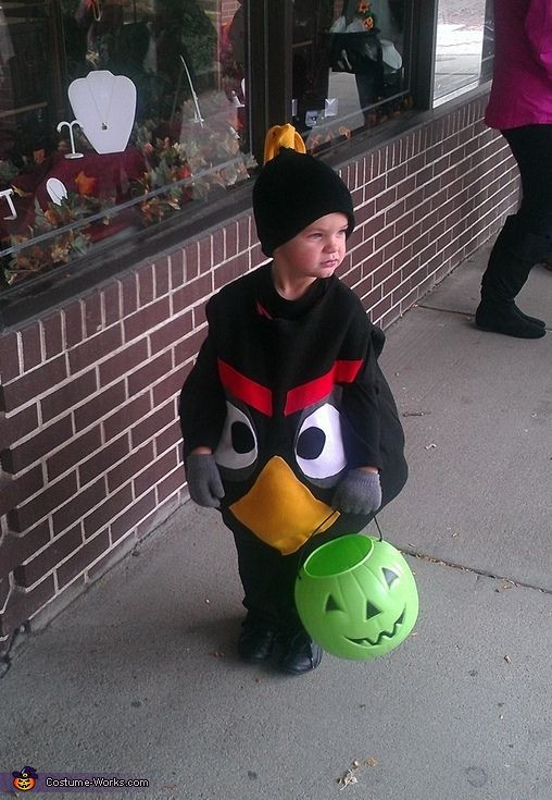 Angry Bird Costume DIY
 Black Angry Bird Halloween Costume Contest at Costume