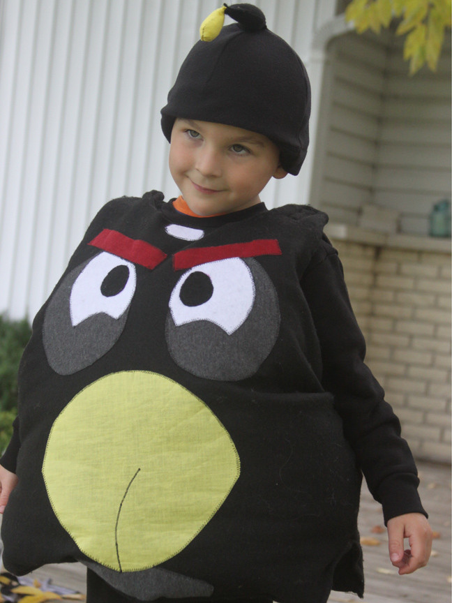 Angry Bird Costume DIY
 Do It Yourself Halloween Costumes – Black Angry Bird