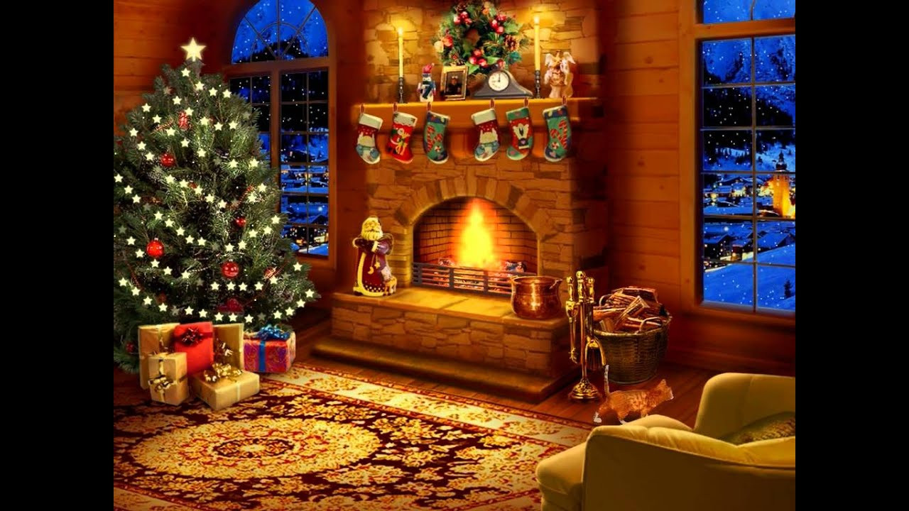 Animated Christmas Fireplace
 Night Before Christmas Screensaver