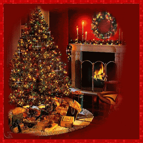 Animated Christmas Fireplace
 4f4f0 500×478 GIF Pinterest