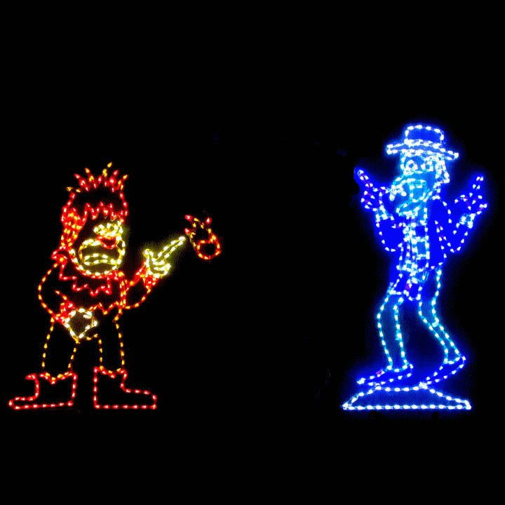 Animated Outdoor Christmas Decorations
 LED Animated Christmas Display Miser Brothers