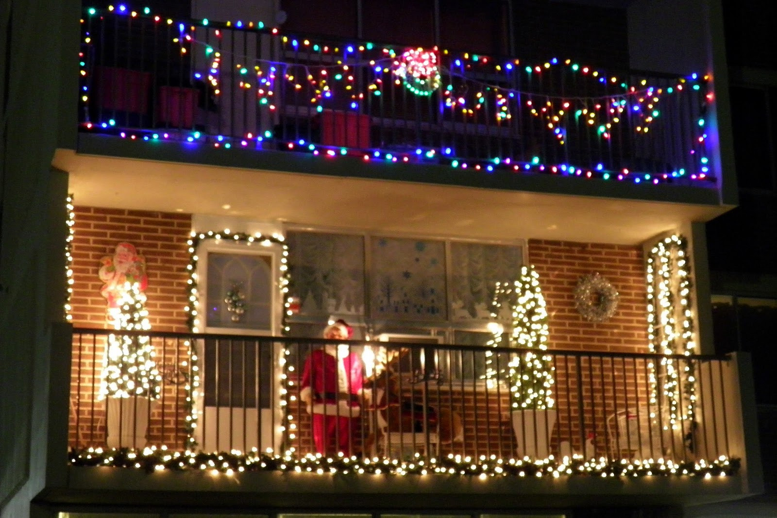 Apartment Balcony Christmas Decorating Ideas
 White Oaks munity It s beginning to look a lot like