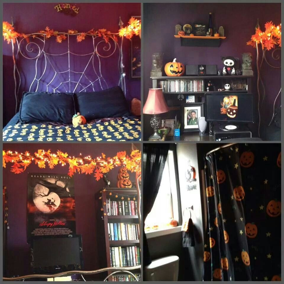 Apartment Halloween Decorating Ideas
 Halloween bedroom Ideas for the House