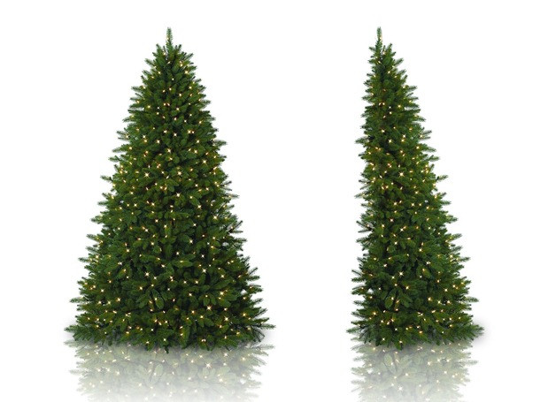 Apartment Sized Christmas Trees
 Flatback Christmas Trees A Holiday Miracle for Small Spaces