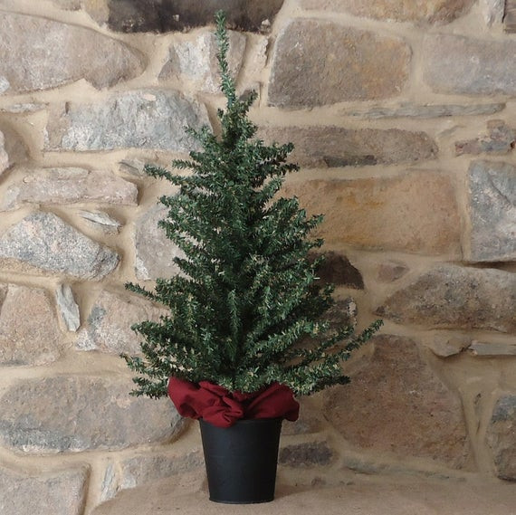 Apartment Sized Christmas Trees
 Small Christmas tree 24 inch artificial tabletop tree