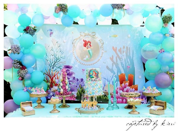Ariel Little Mermaid Birthday Party Ideas
 Little Wish Parties Little Mermaid Party