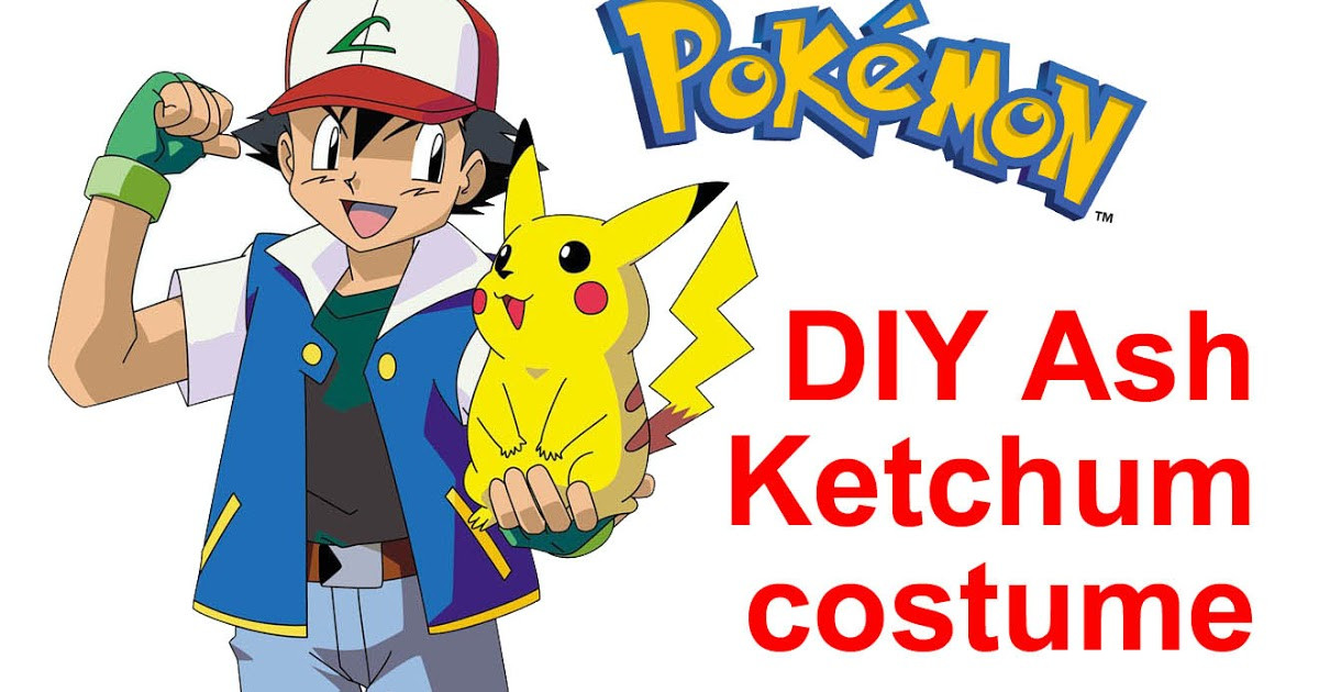Ash Ketchum Costume DIY
 MrsMommyHolic DIY Ash Ketchum Pokemon Costume