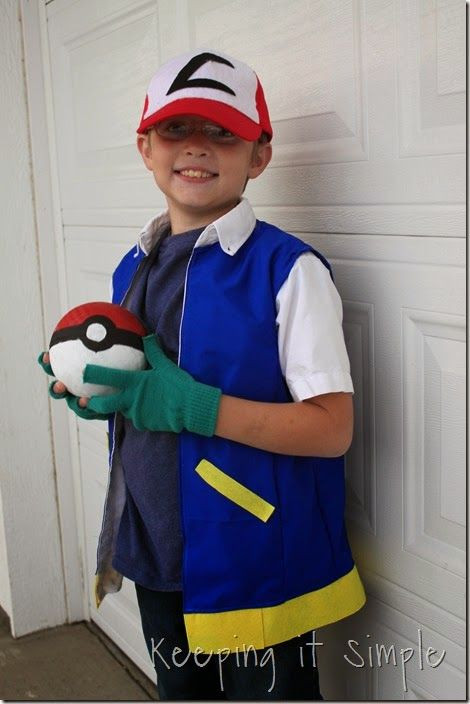Ash Ketchum Costume DIY
 Ash Ash costume and Pokemon on Pinterest