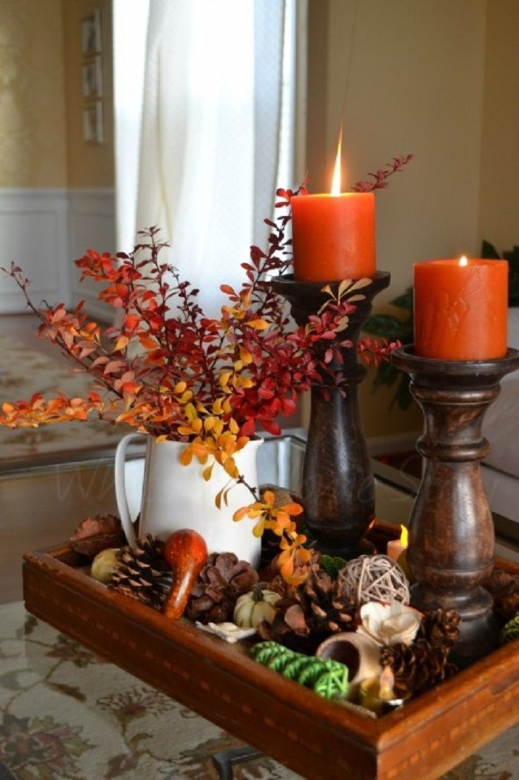 At Home Fall Decor
 Source pinterest