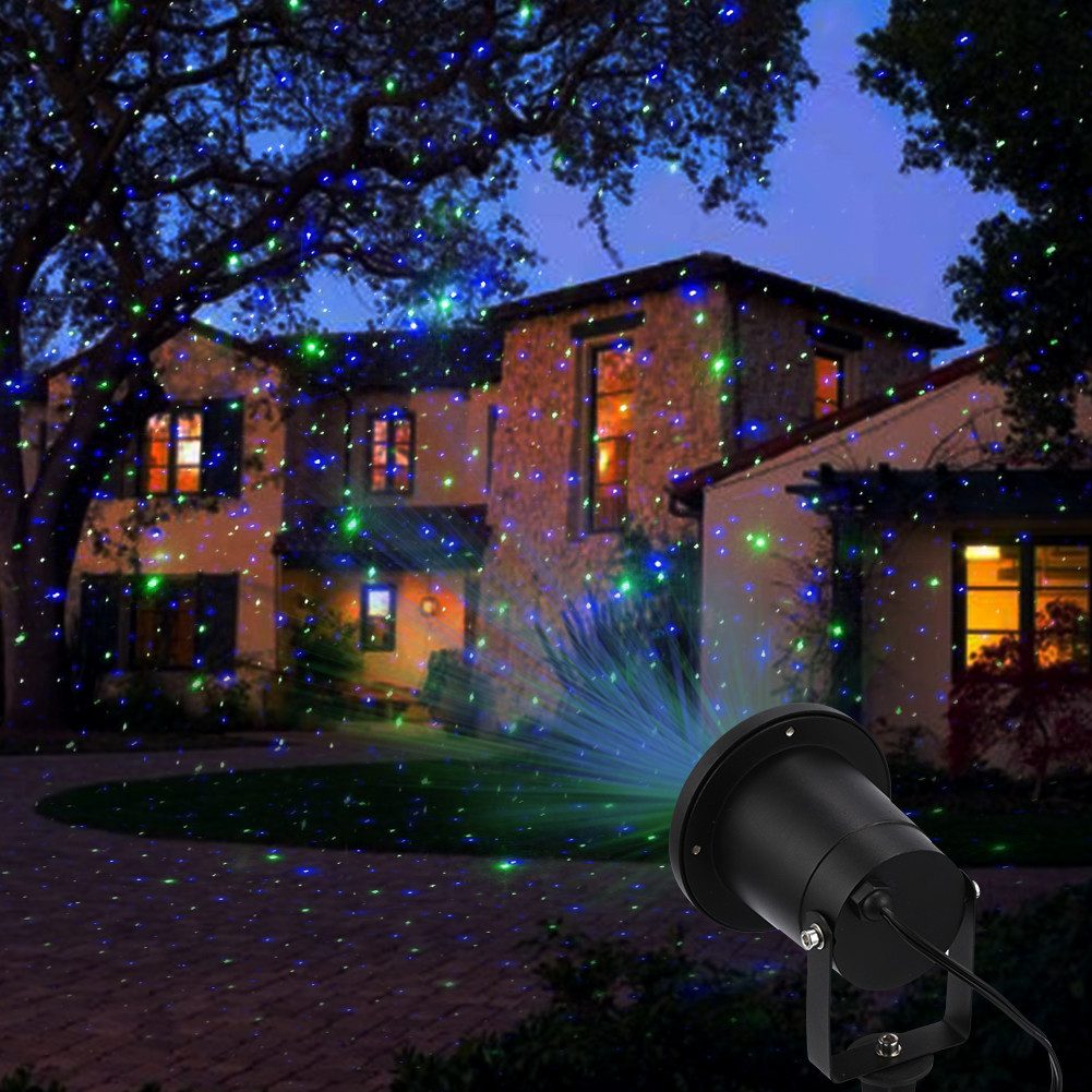 Backyard Christmas Lights
 Laser Lights Outdoor Holiday Decoration Christmas Lighting