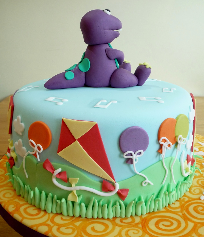 Barney Birthday Cake
 Barney the Friendly Dinosaur Birthday Cake