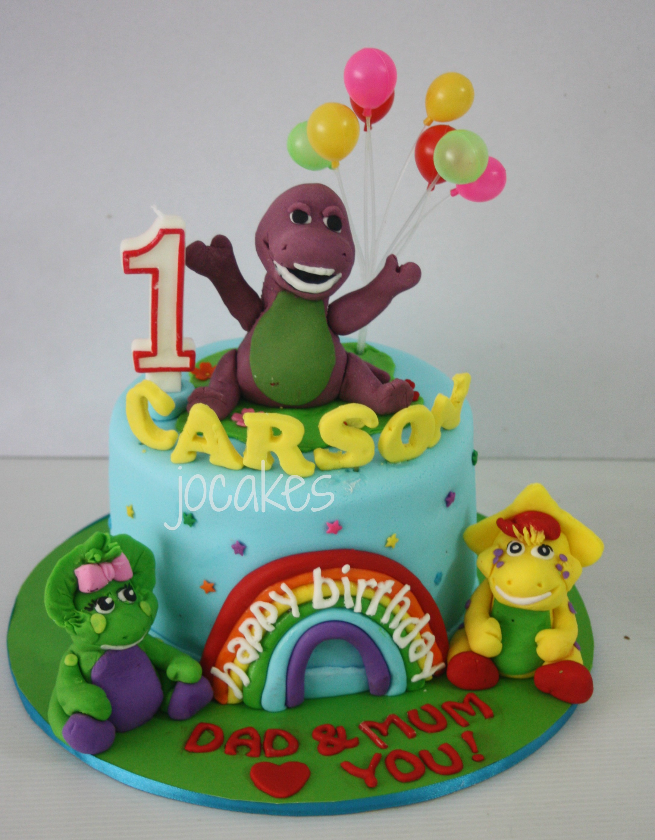 Barney Birthday Cake
 Barney and friends cake