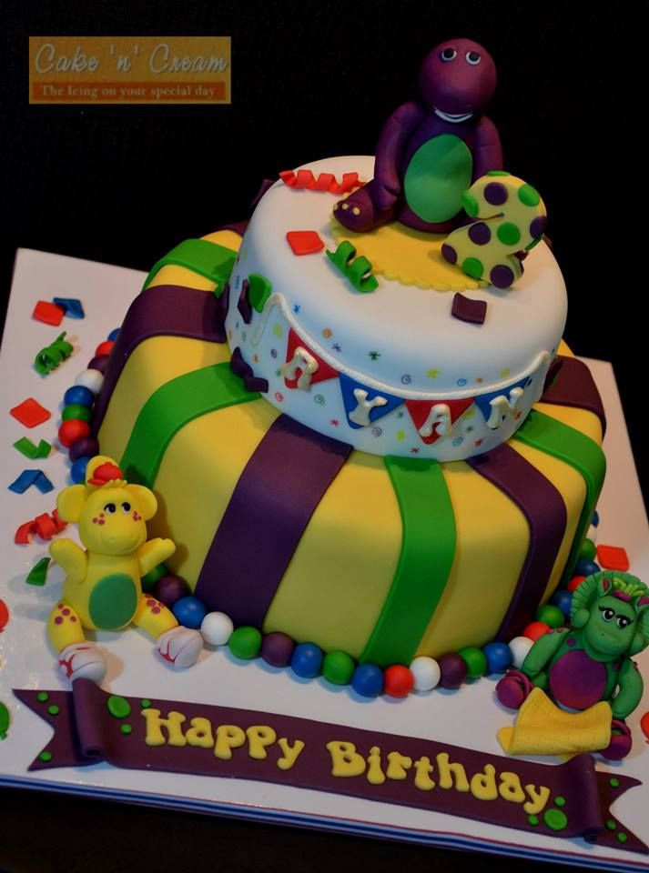 Barney Birthday Cake
 45 best Barney Cakes images on Pinterest