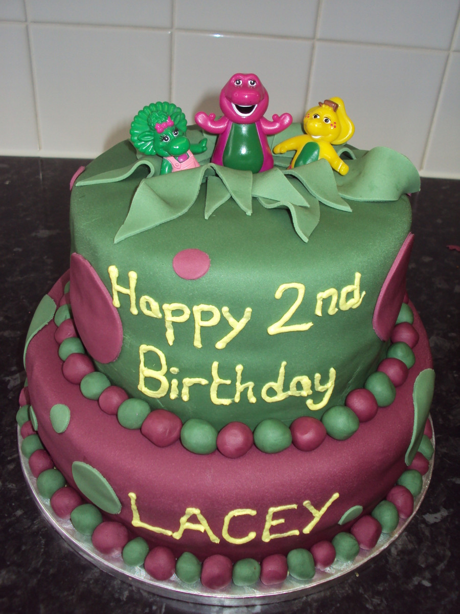 Barney Birthday Cake
 Barney & Friends 2Nd Birthday Cake CakeCentral
