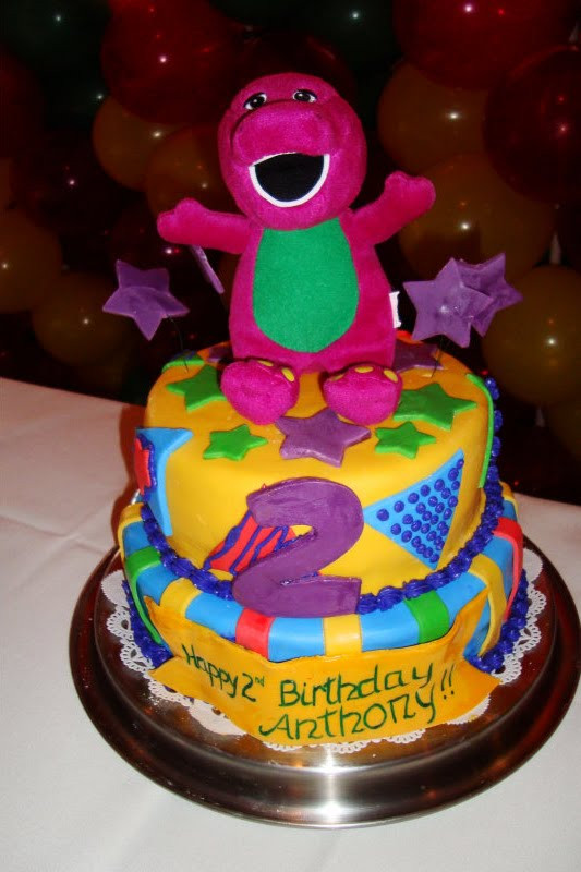 Barney Birthday Cake
 Delcia Cakes Barney Birthday Boy