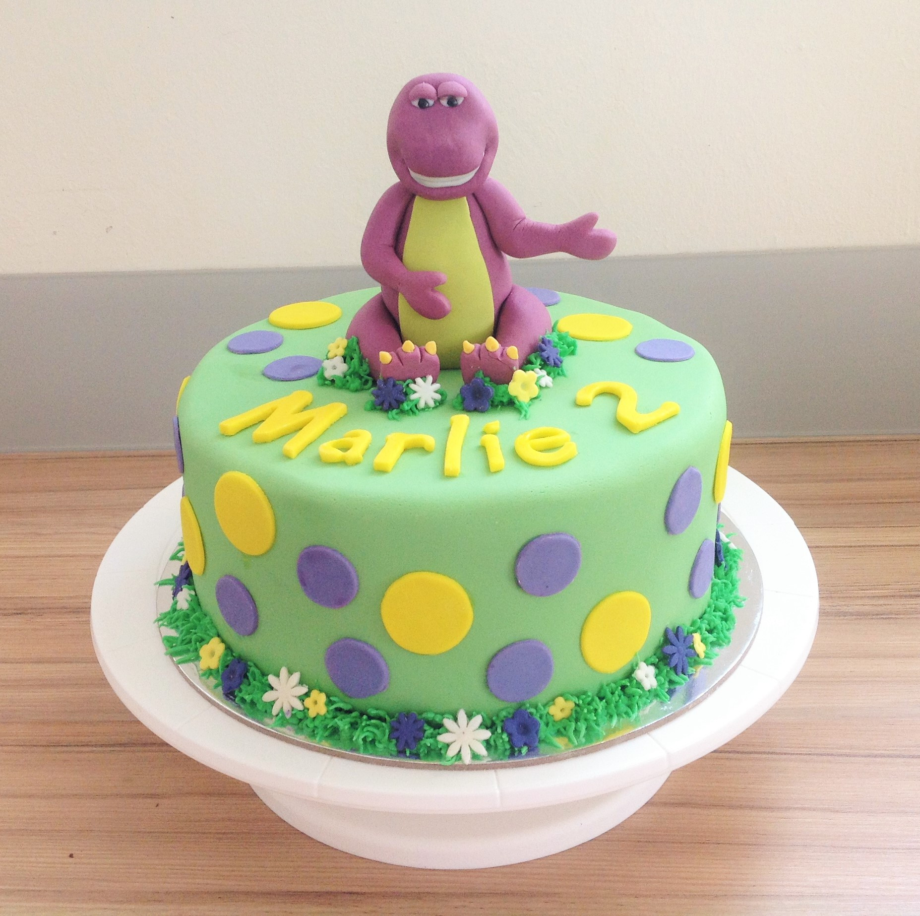 Barney Birthday Cake
 Birthday Cakes