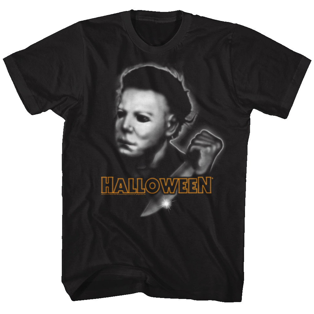 Basement Halloween Shirt
 Halloween Adult S S T Shirt Airbrush Solid Black