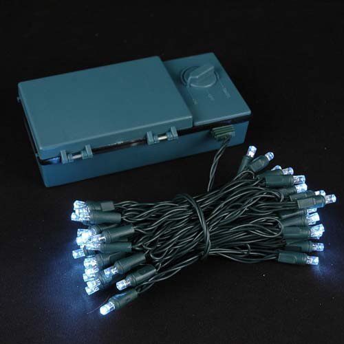 Battery Operated Outdoor Christmas Lights
 50 LED Battery Operated Christmas Lights Warm White on