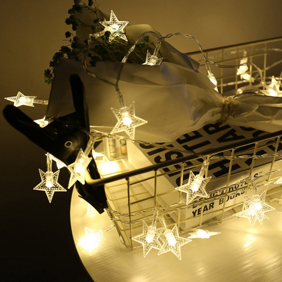 Battery Operated Outdoor Christmas Lights
 3m Star Fairy Lights Battery Operated LED Christmas Lights