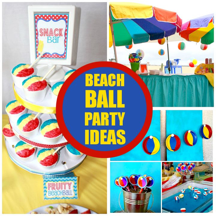 Beach Ball Party Ideas
 54 best Beach Pool Party Rocks images on Pinterest