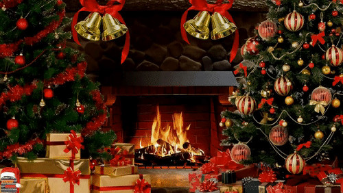 Beautiful Christmas Fireplace
 The Most Beautiful Christmas Fireplace Ever