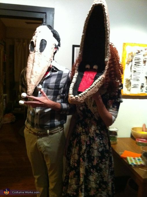 Beetlejuice Costume DIY
 Barbara and Adam Maitland Costumes