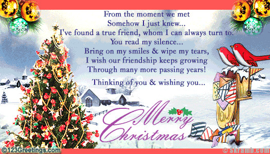 Best Friend Christmas Quotes
 Merry Christmas Poems The Wondrous Pics