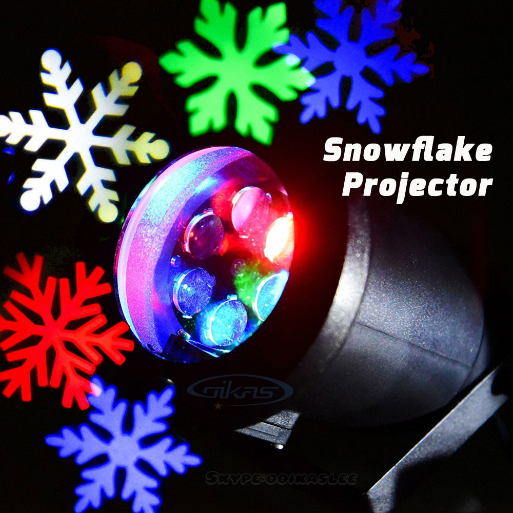 Best Outdoor Christmas Light Projector
 Outdoor Holiday Light LED Snowflake Projector White red